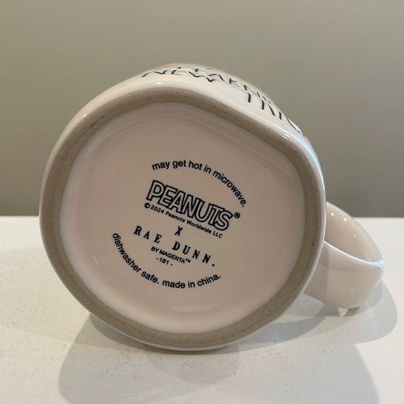 NWT Rae Dunn x Peanuts LEARNING NEW TRICKS Snoopy Halloween Mug - Picture 4 of 4